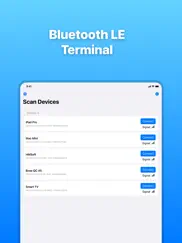 bluetooth terminal iPad Captures Décran 1
