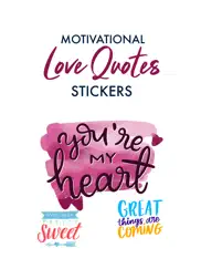 motivational lovequote sticker ipad images 3