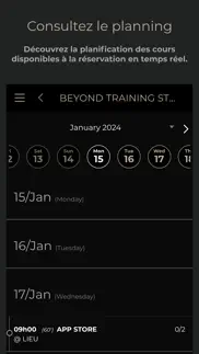 beyond training studio iPhone Captures Décran 3