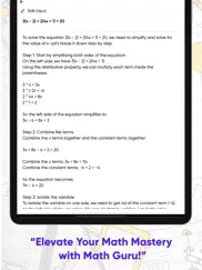 math guru - algebra calculator ipad images 3