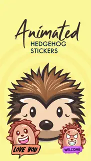 animated hedgehog stickers pac iphone images 1