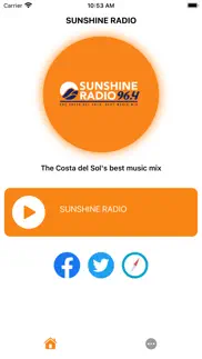 sunshine radio costa del sol iPhone Captures Décran 2