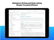 mweb - markdown writing, notes ipad images 1