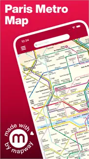 paris metro map and routes iphone bildschirmfoto 1