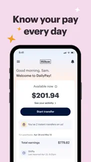 dailypay on-demand pay iphone images 1