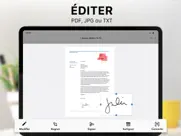 scanner document · iPad Captures Décran 2