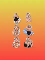 beautiful blond stickers ipad images 3
