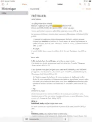 dictionnaire de français tlfi iPad Captures Décran 2