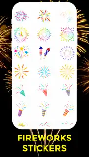 fireworks stickers iPhone Captures Décran 3