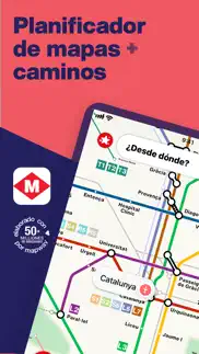 mapa del metro de barcelona iphone capturas de pantalla 1