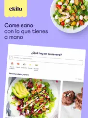 ekilu - recetas saludables ipad capturas de pantalla 1