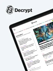 decrypt: bitcoin & crypto news ipad images 1