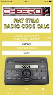 radio code for fiat stilo iphone resimleri 1
