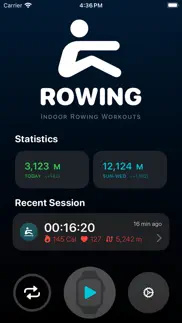 rowing workout iphone resimleri 1