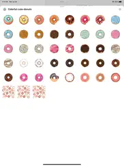 colorful cute donuts ipad images 1
