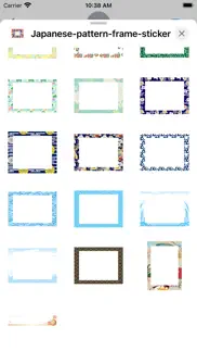 japanese pattern frame sticker iphone images 3
