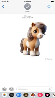 shetland pony stickers iPhone Captures Décran 4