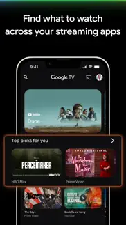 google tv: watch movies & tv iphone images 1