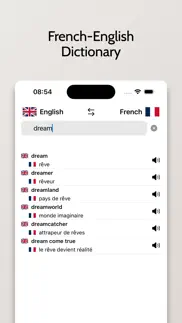 french-english dictionary iPhone Captures Décran 1