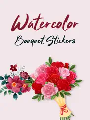 watercolor bouquets stickers ipad images 1