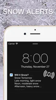 will it snow? - notifications iphone images 1