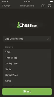 chess clock by chess.com iPhone Captures Décran 2