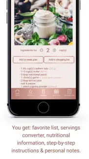bianca zapatka vegan food app iphone images 3