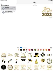 2022 happy new year stickers ipad resimleri 1