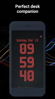 digital clock - led widget iphone images 3