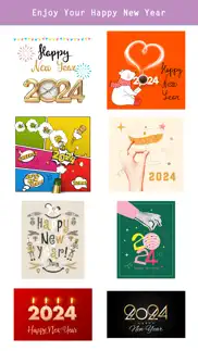 2024 happy new year sticker iphone images 4