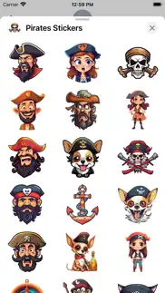 pirates sticker pack iphone resimleri 1
