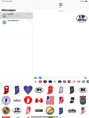 indiana emojis - usa stickers ipad images 3