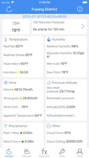 meteo calc: weather forecast iphone images 1