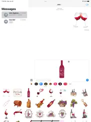 tasty wine stickers ipad images 1