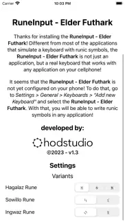 runeinput - elder futhark iPhone Captures Décran 3