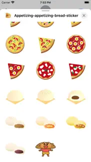 appetizing bread stickers iphone images 3