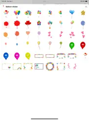 sticker balloon ipad images 1