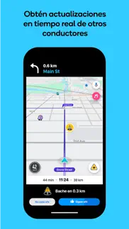 waze navegación y tráfico iphone capturas de pantalla 1