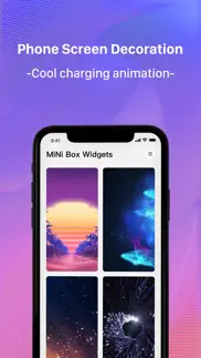 mini box widgets iphone capturas de pantalla 3