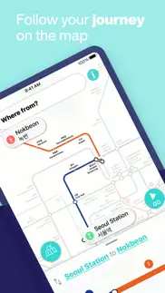 seoul metro subway map iphone capturas de pantalla 4