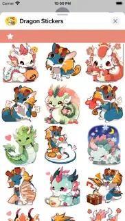 dragon stickers. iphone images 3