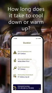 temperatura del vino iphone capturas de pantalla 4