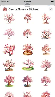 cherry blossom stickers iphone resimleri 2
