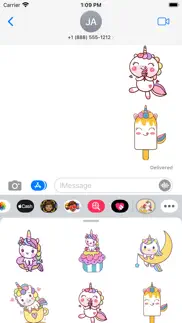 naughty unicorn stickers iphone images 1