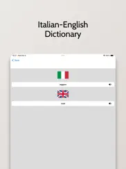 italian dictionary - english ipad images 4