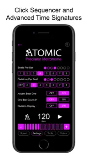 atomic metronome iPhone Captures Décran 4
