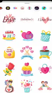 valentine stickers iPhone Captures Décran 3