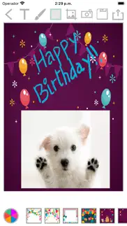 create birthday cards - edit and design postcards iphone images 1