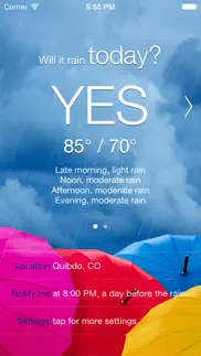 will it rain? - rain condition and weather forecast alerts and notification iphone images 3