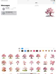 cherry blossom stickers ipad resimleri 1